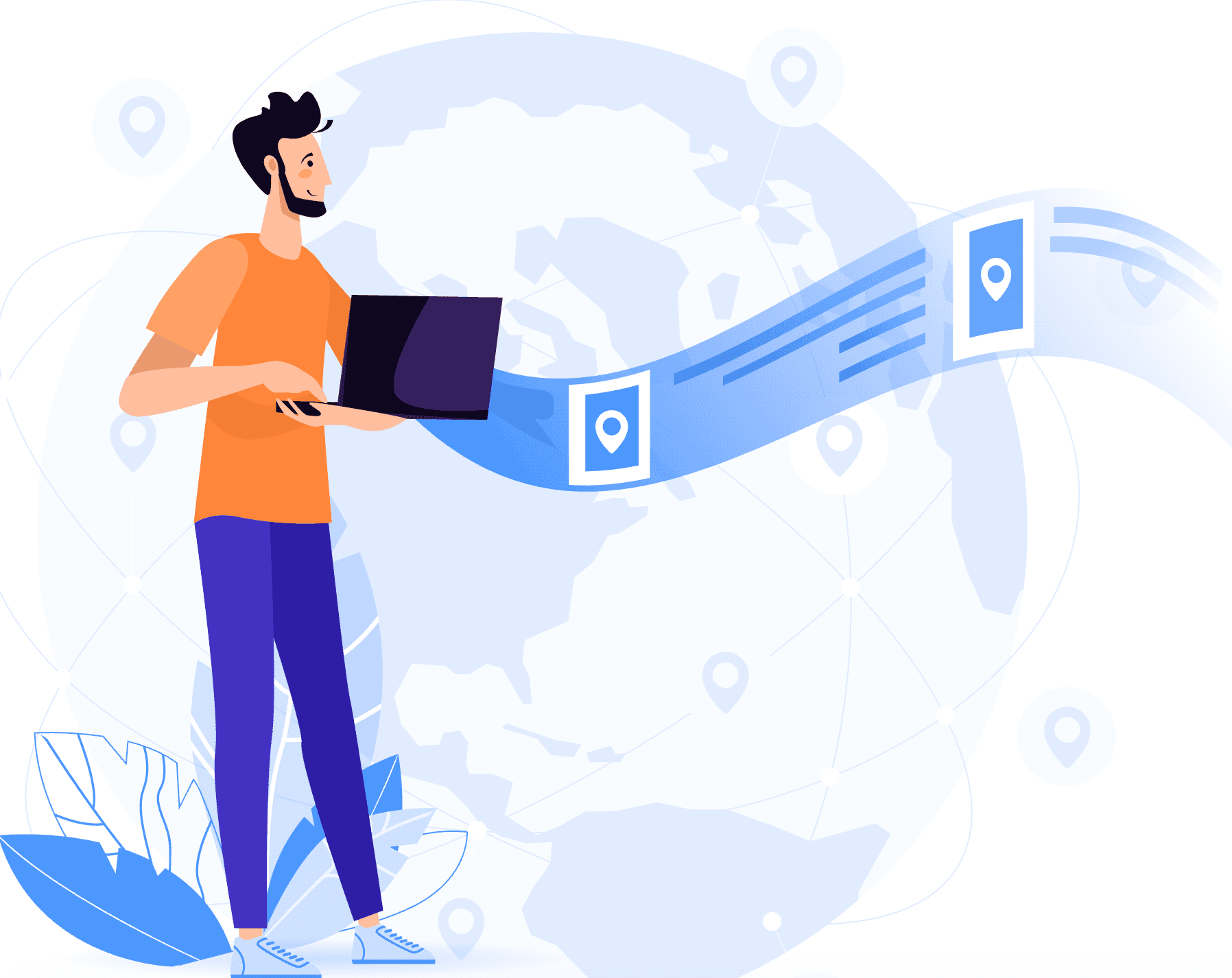 BigMama Proxy Network Illustration